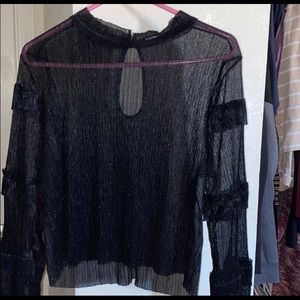 “Shimmer and shine” fashion nova top